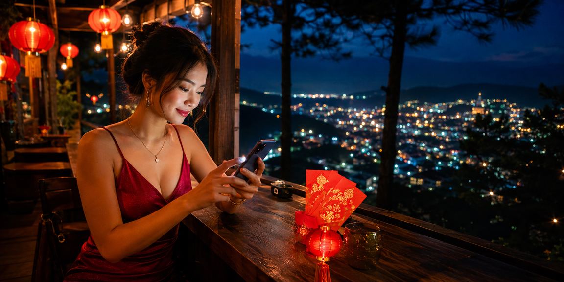 Lồng đèn Đà Lạt rực rỡ gợi lên không khí lễ hội và những phần thưởng hấp dẫn trên ee8836
