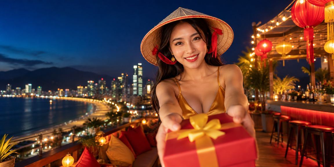Ứng dụng casino tại Nha Trang với hình ảnh nón lá đặc trưng miền Trung